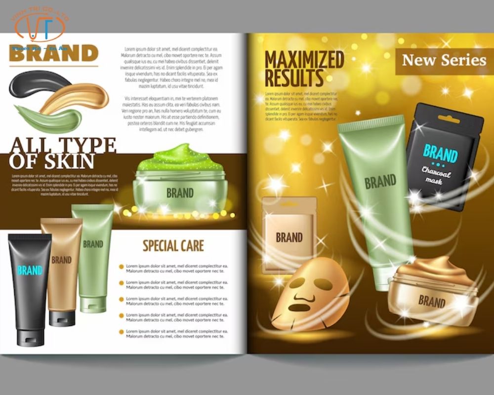 Mẫu catalog cho đồ dưỡng da high-end