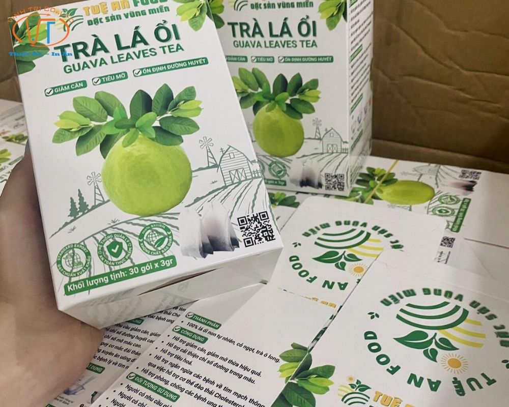 Mẫu hộp trà lá ổi