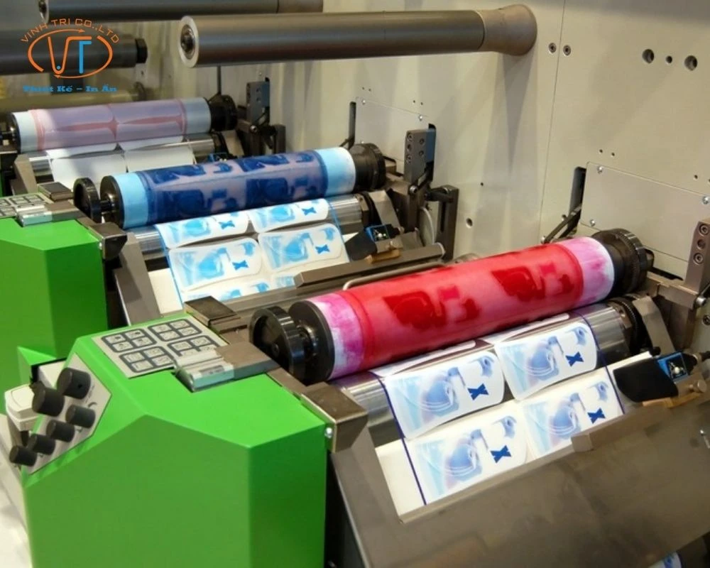 Cấu tạo của máy in flexo