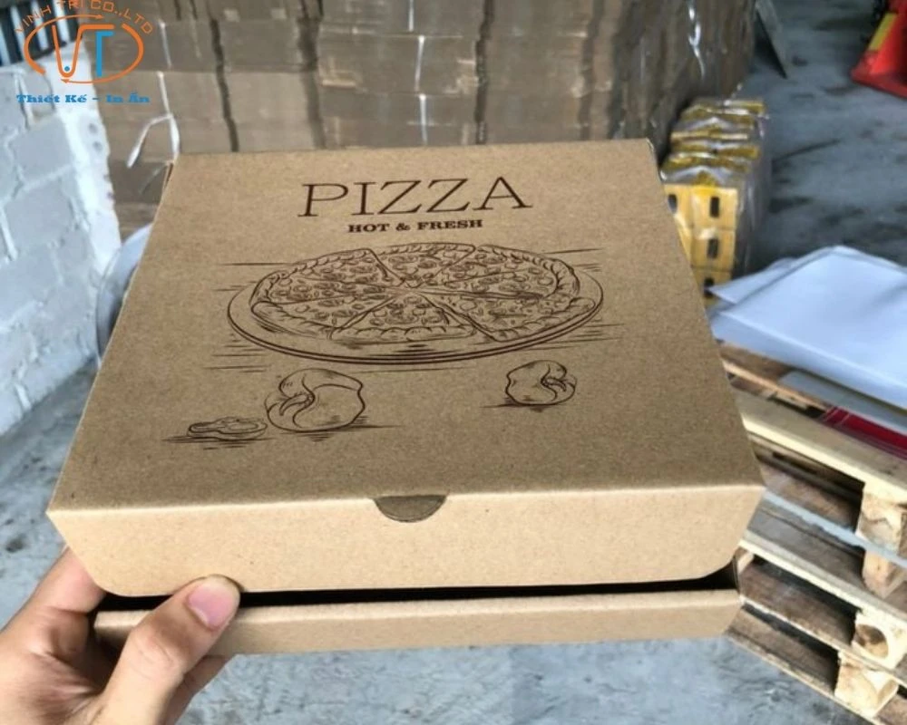 Hộp đựng bánh pizza vuông