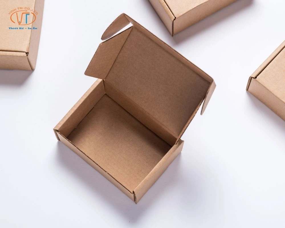 Hộp giấy kraft bồi carton sóng