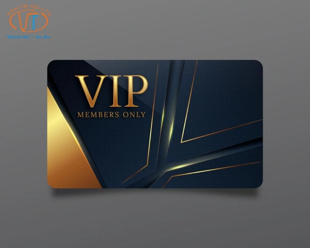 In thẻ Vip cán màng