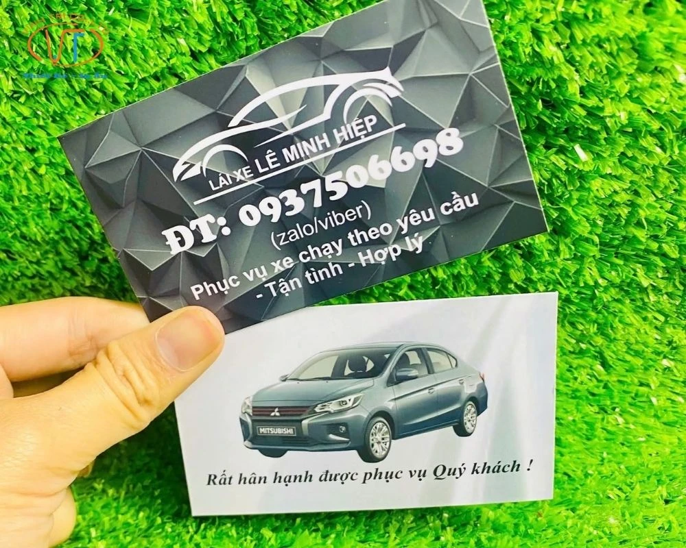 Card visit tài xế Lê Minh Hiệp