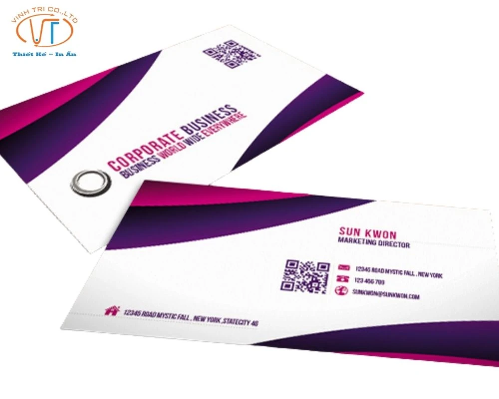 Namecard in bằng giấy couche