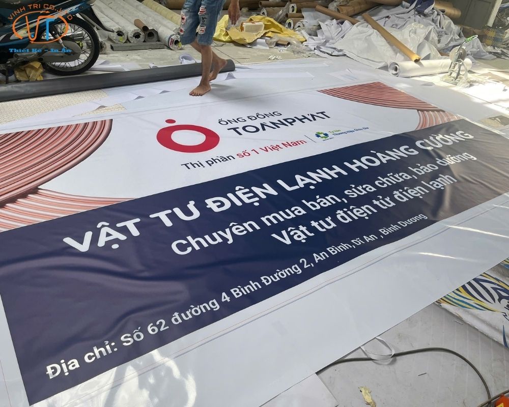 Bạt hiflex cho dầu nhớt NPOIL Bình Tân