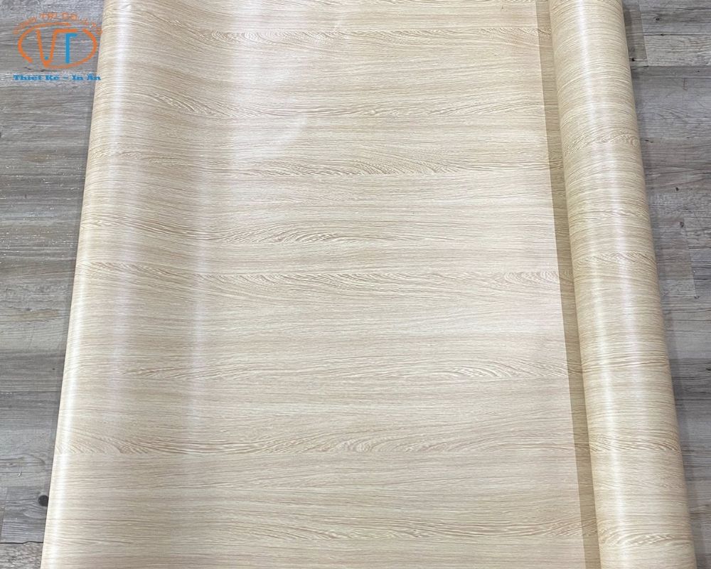 Decal dán tường vân gỗ như thật