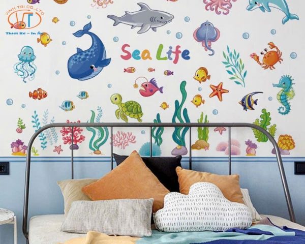 Decal dán tường phòng ngủ cho bé