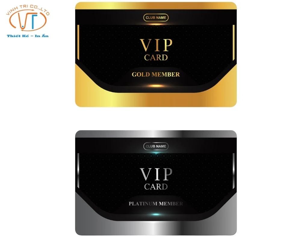 Thẻ VIP thiết kế độc đáo, đẹp mắt