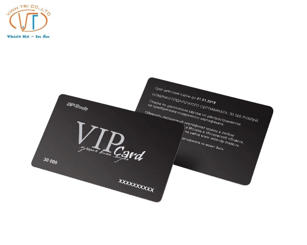 Thẻ VIP card nổi bật