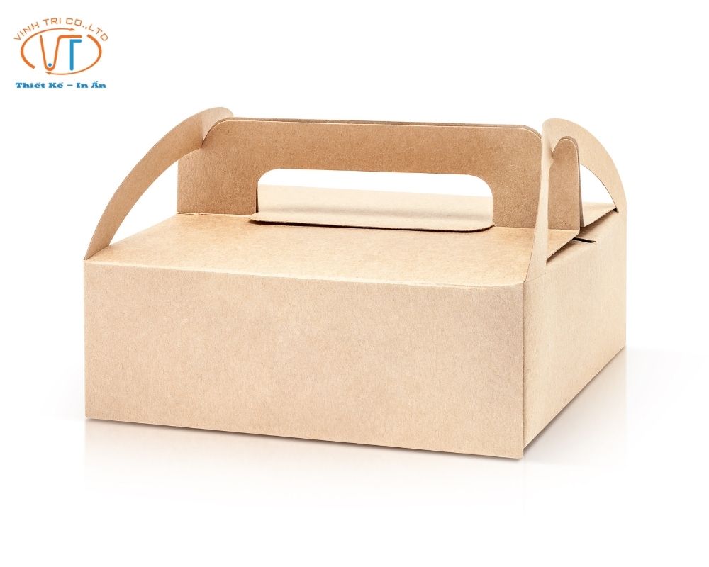 Hộp giấy đựng bánh kraft