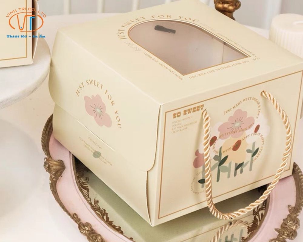 Hộp giấy đựng bánh sinh nhật