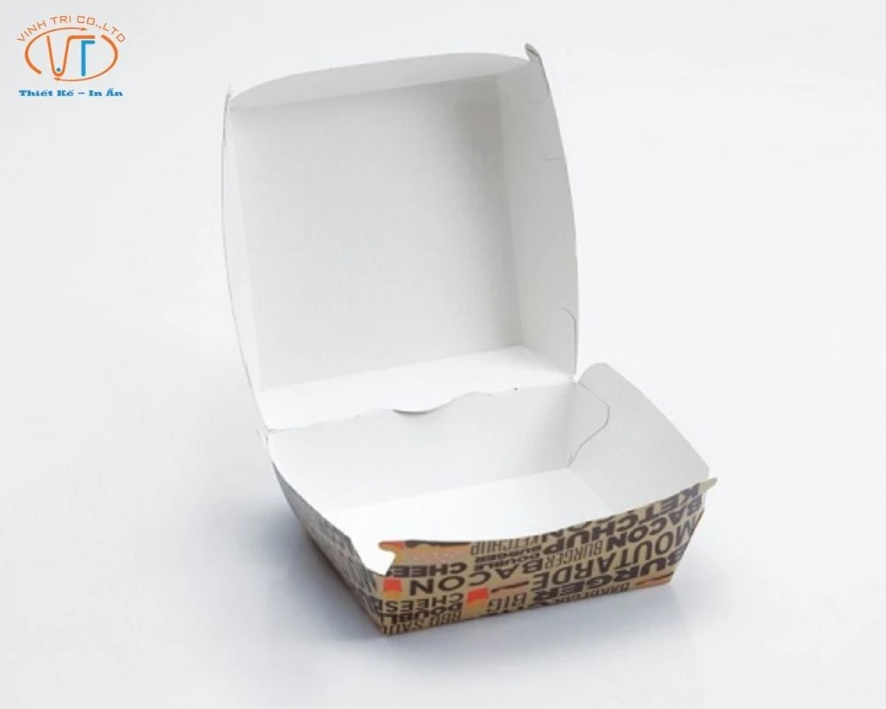 Mẫu hộp giấy đựng bánh bao bằng giấy ivory