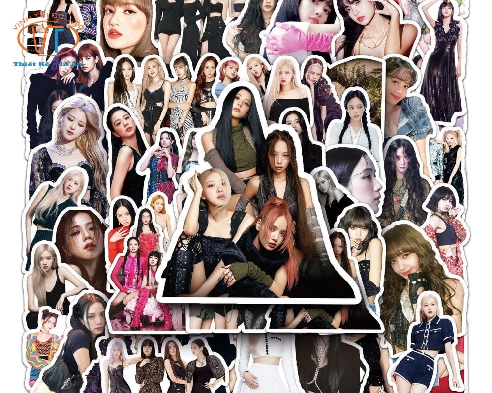 Sticker dáng ngồi của nhóm Blackpink