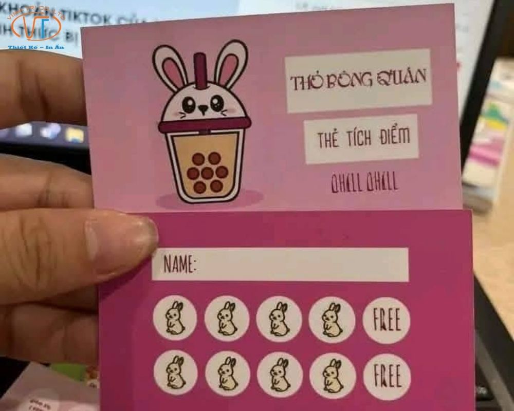 Thẻ tích điểm về trà sữa