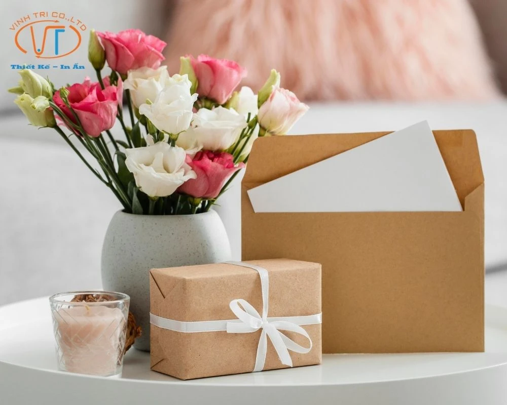 Túi giấy đựng hoa kraft