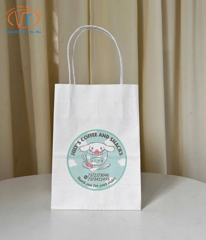 Mẫu túi giấy quai cotton