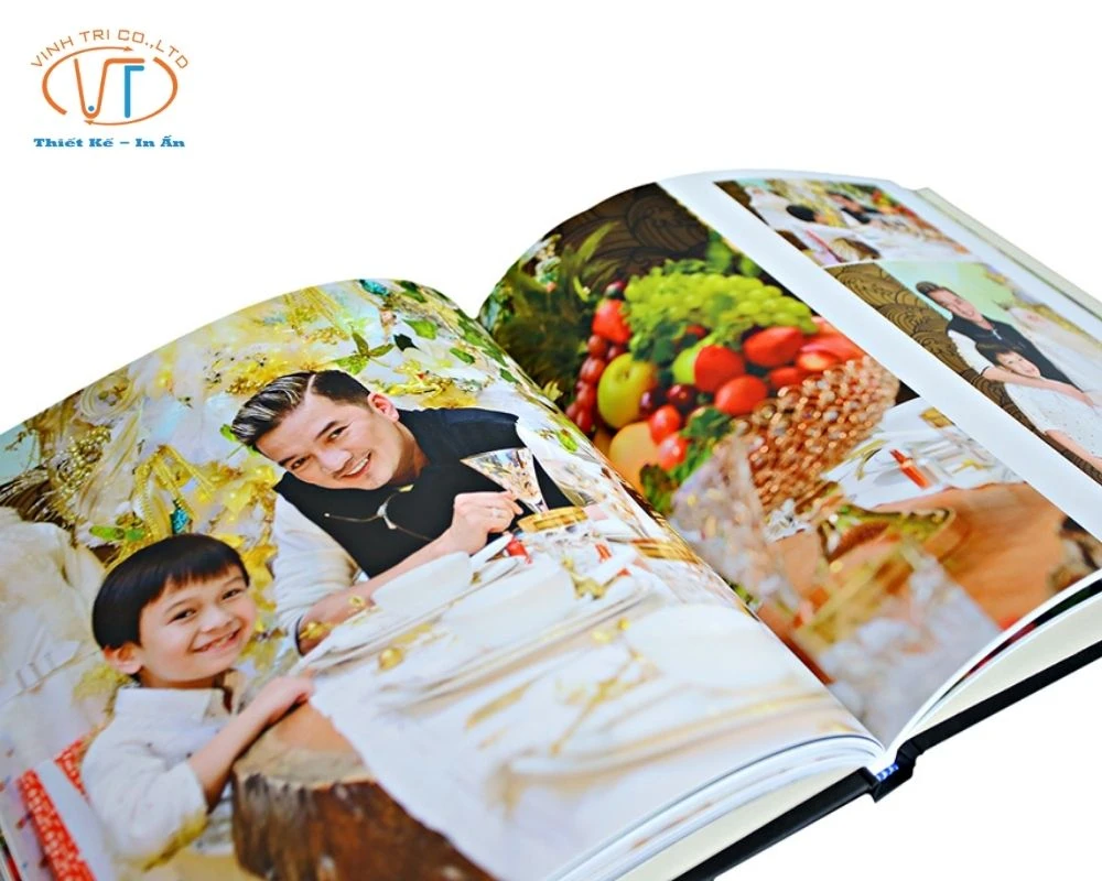 Photobook dạng 3 lớp mở phẳng