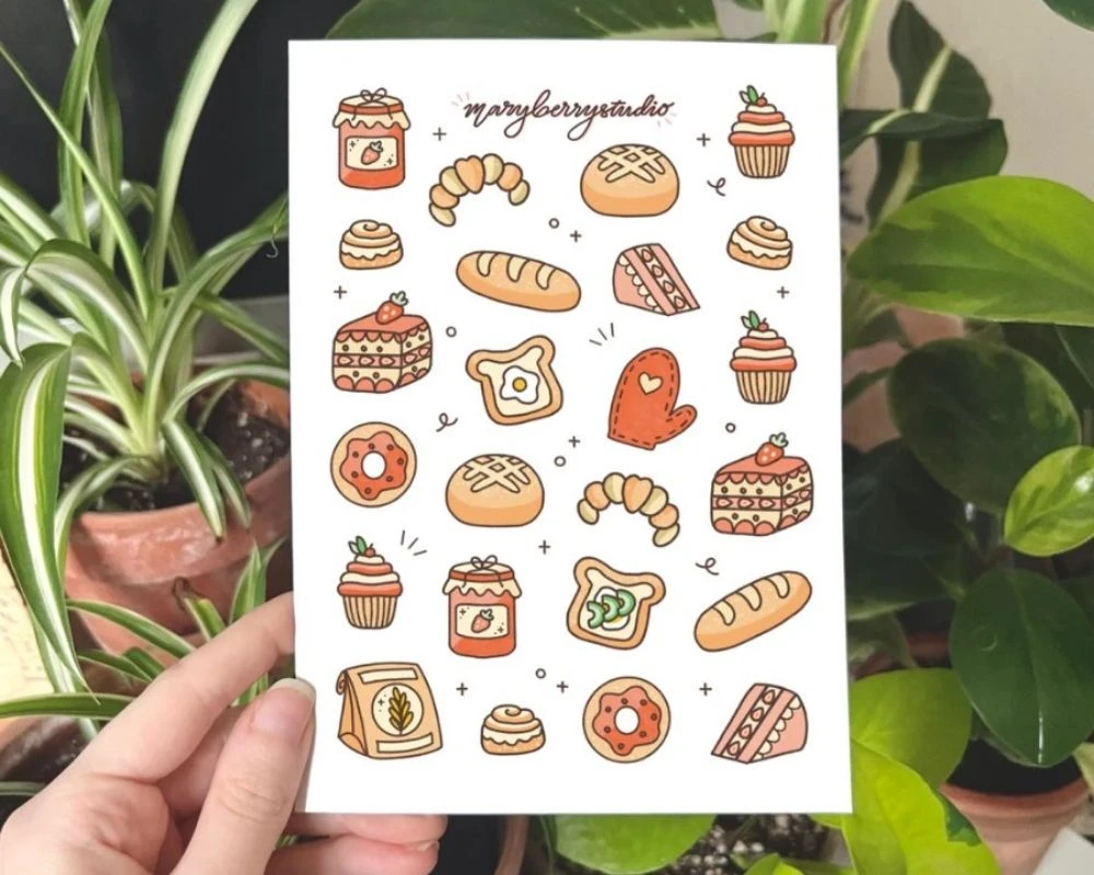 Sticker đồ ăn
