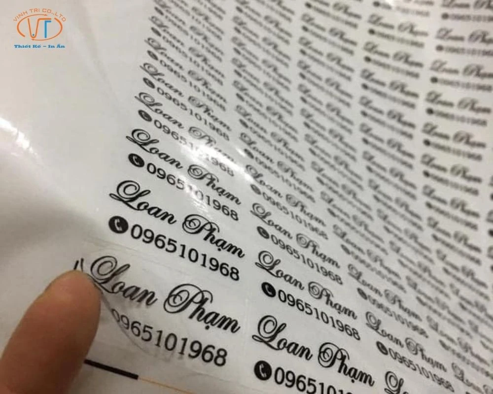 Tem decal trong