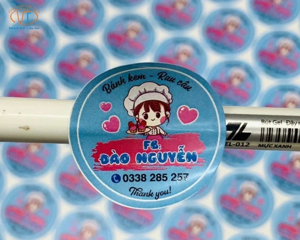 Tem dán thương hiệu Đào Nguyễn