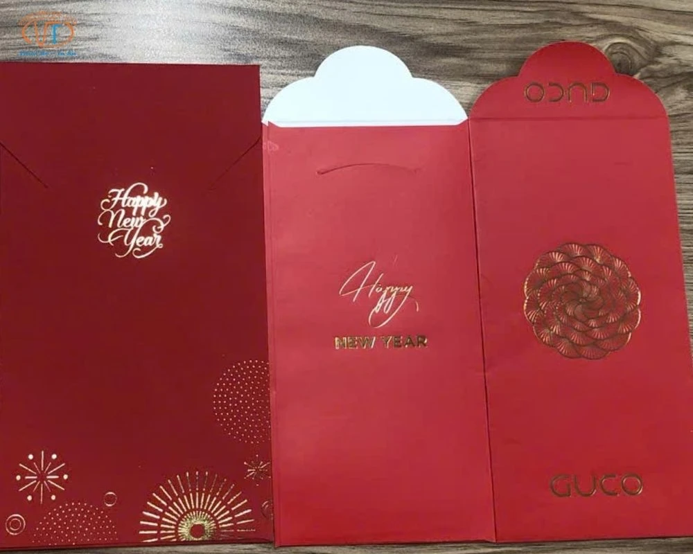 Bao lì xì sang trọng ép kim