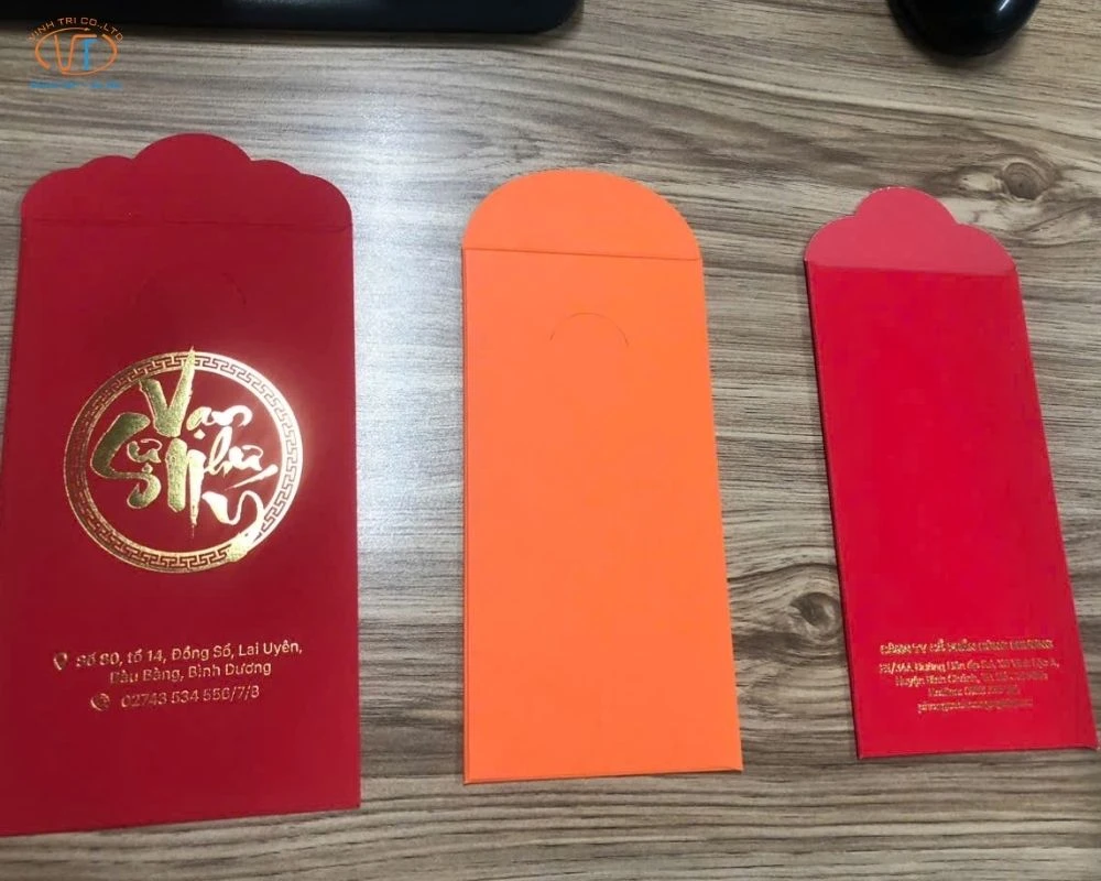 Bao lì xì nhiều màu sắc