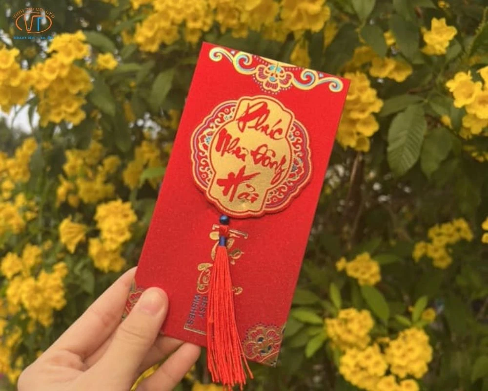 Bao lì xì có dây tua