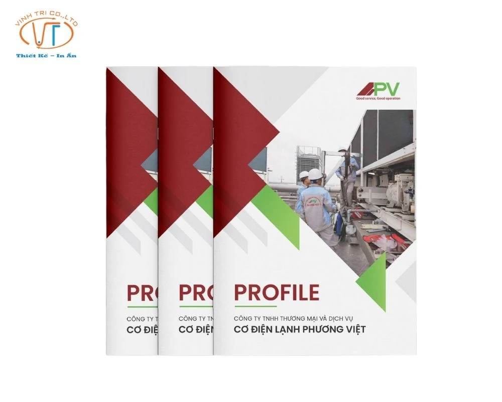 Mẫu catalogue của Công Ty Cơ Điện Lạnh Phong Việt