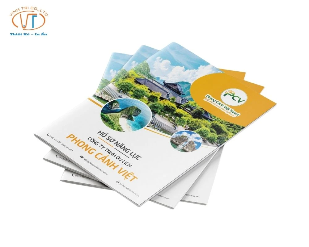 Mẫu catalogue du lịch Phong Cảnh Việt