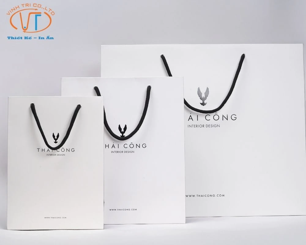 Mẫu túi giấy Thái Công đa kích thước