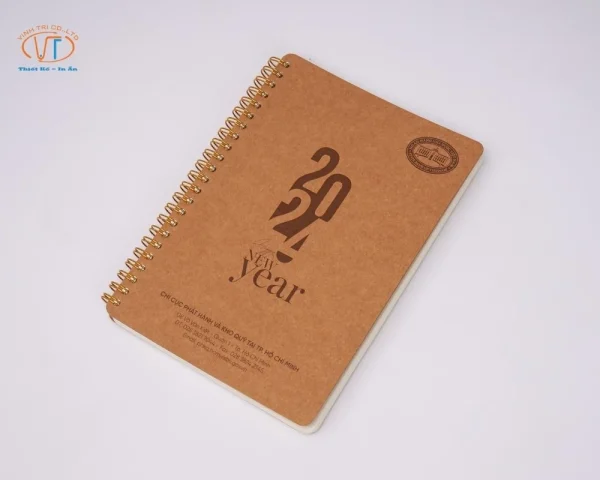 Sổ tay bìa mềm bìa bằng giấy kraft