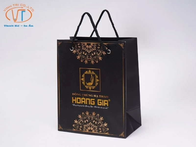 Túi Bristol màu đen của thương hiệu Hoàng Gia