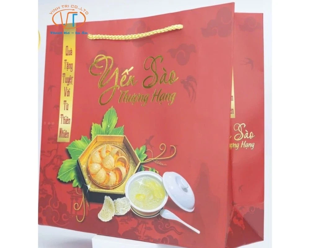 Túi ivory đựng Yến sào thượng hàng