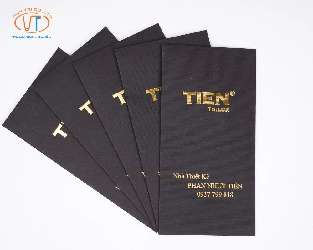 Mẫu bao lì xì màu xanh đen sang trọng