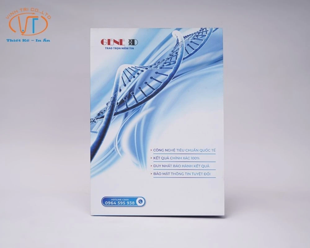 Mẫu brochure giới thiệu về xét nghiệm ADN