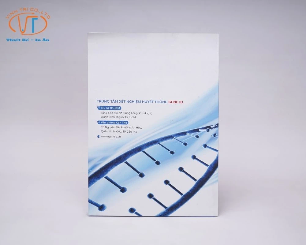 Mẫu brochure giới thiệu về xét nghiệm ADN
