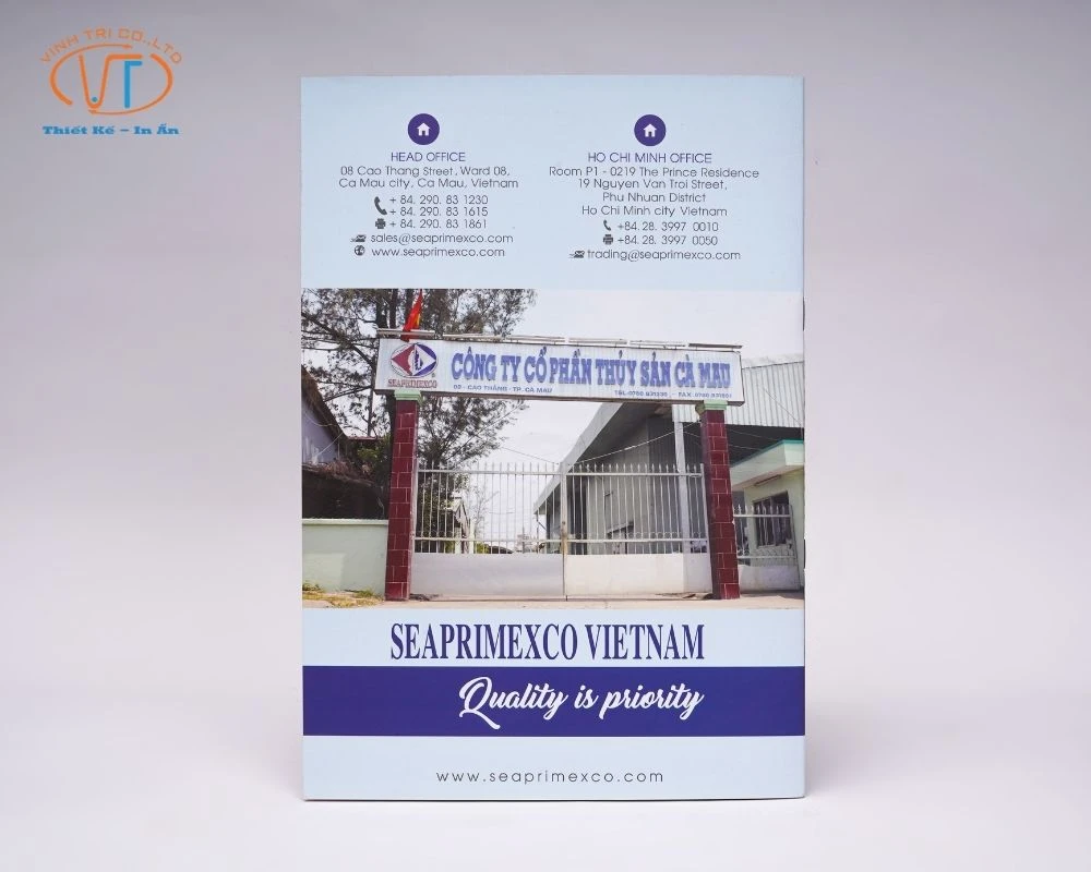 Catalogue của công ty cổ phần thủy sản Cà Mau