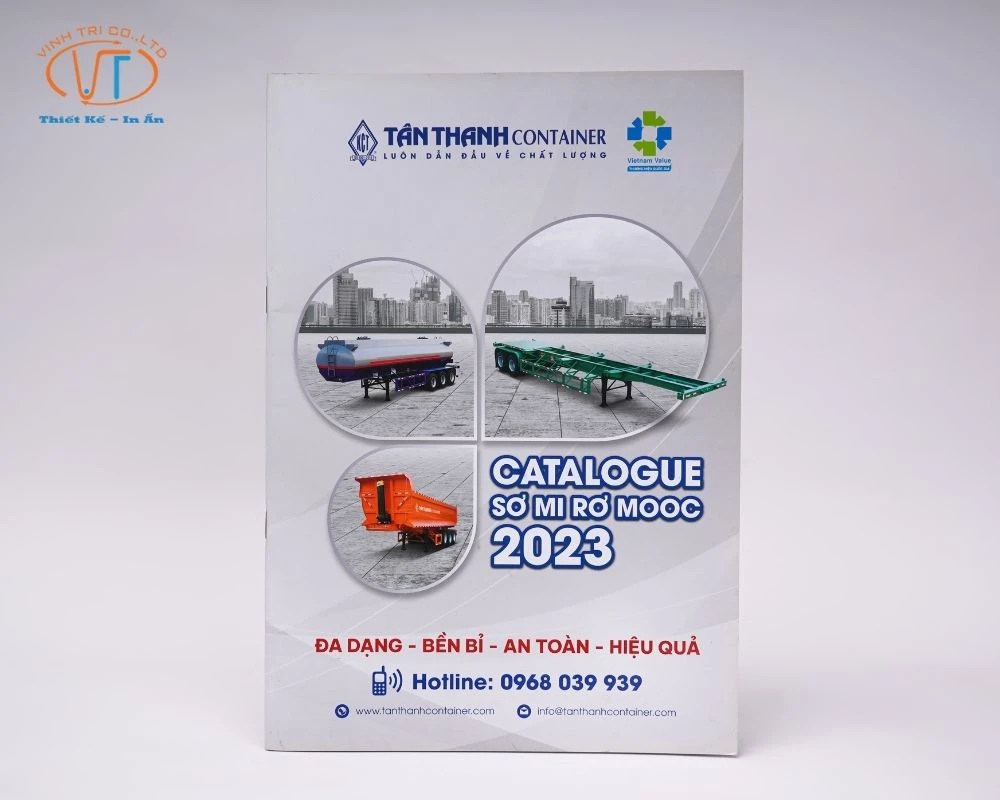 Mẫu catalogue cả cong ty Tân Thanh
