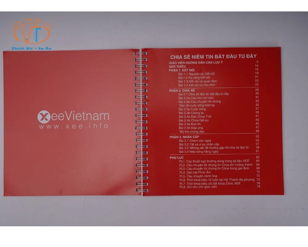 Bìa sổ tay của Xee Việt Nam