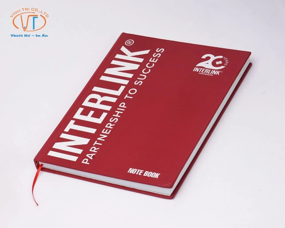Sổ tay bìa cứng may chỉ của interlink