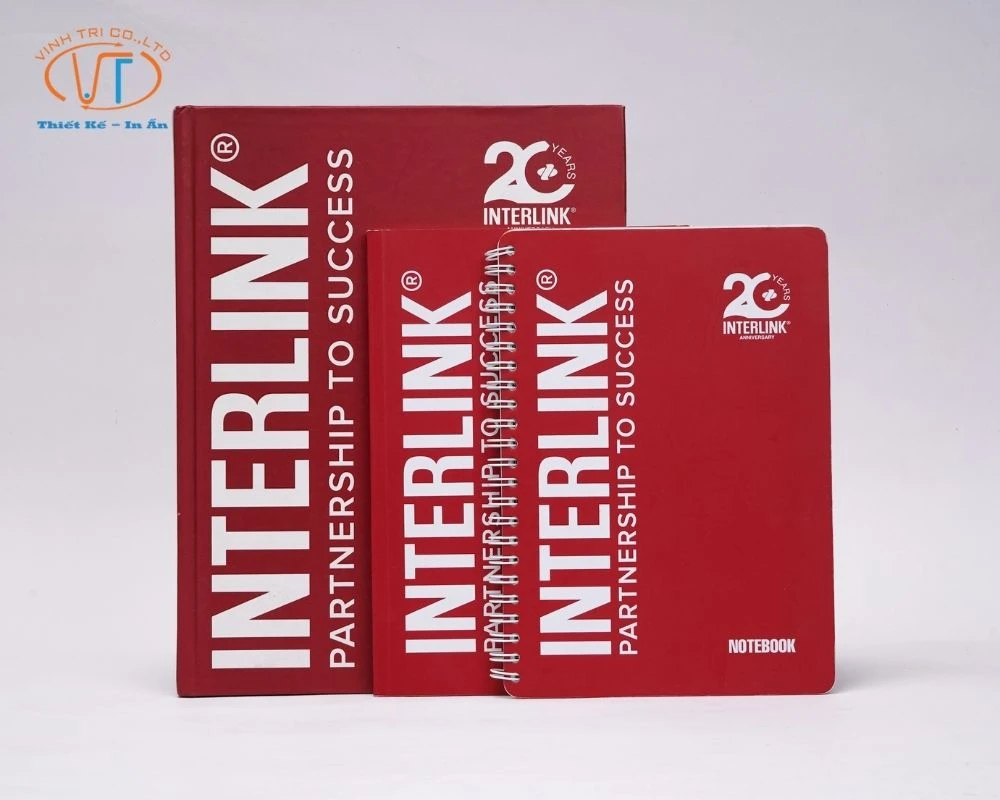 Mẫu sổ tay Interlink đa dạng kích thước