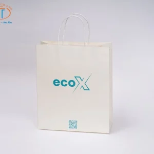 Túi giấy trắng thương hiệu ECOX