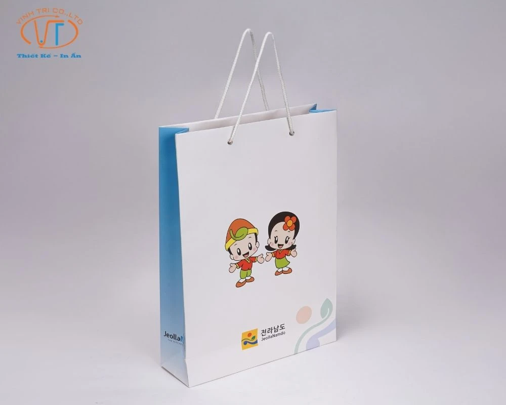 Túi giấy họa tiết chibi dễ thương