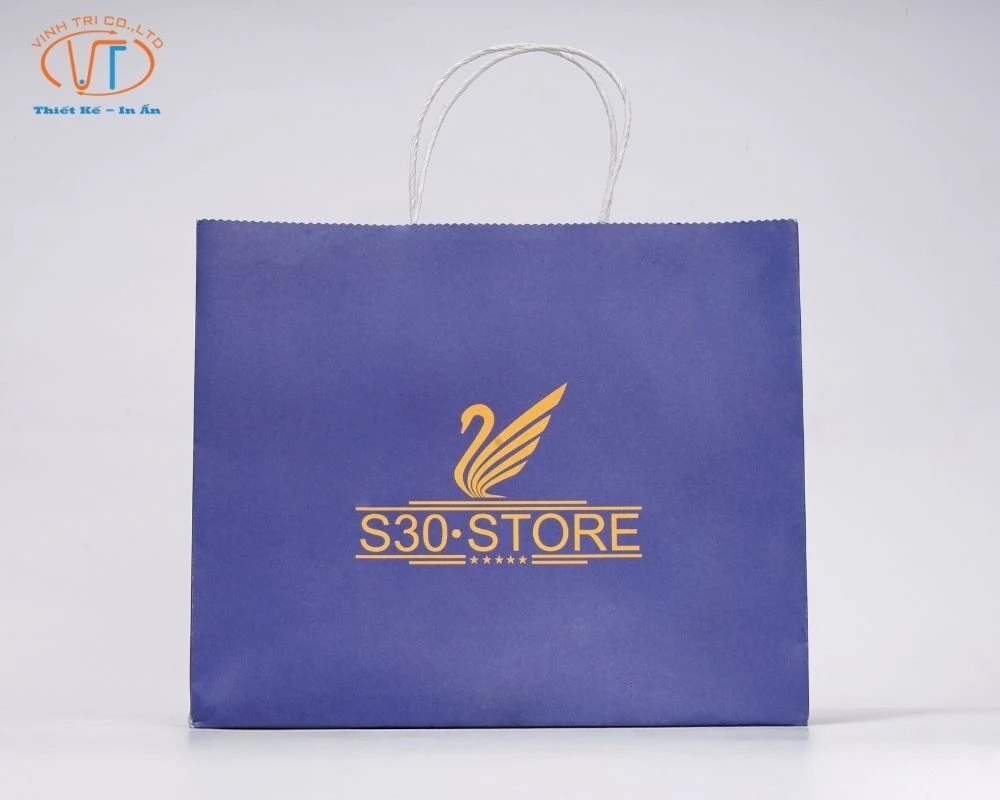 Túi giấy họa tiết của thương hiệu S30 Store