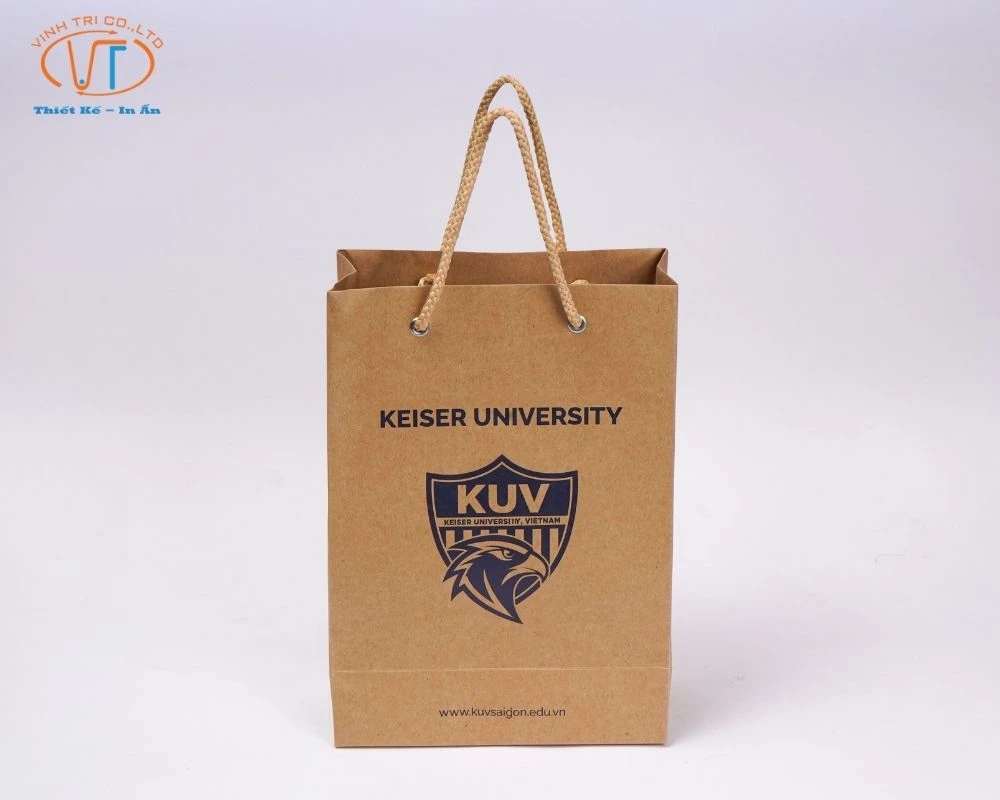 Túi giấy kraft đạng đứng