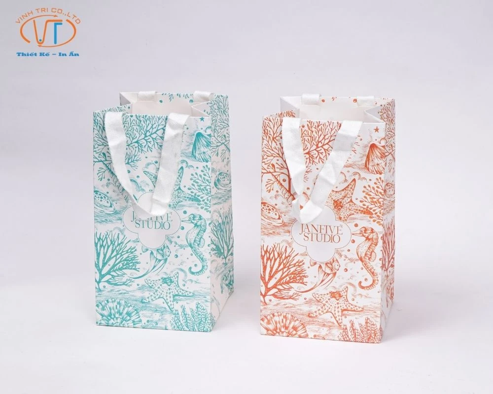 Bộ đôi túi giấy đẹp, độc đáo