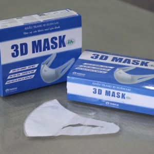 Hộp giấy đựng khẩu trang 3D