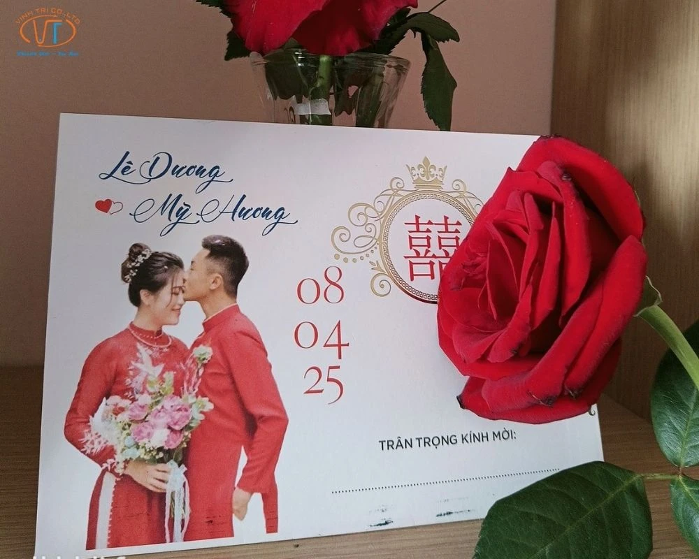 Thiệp cưới hiện đại