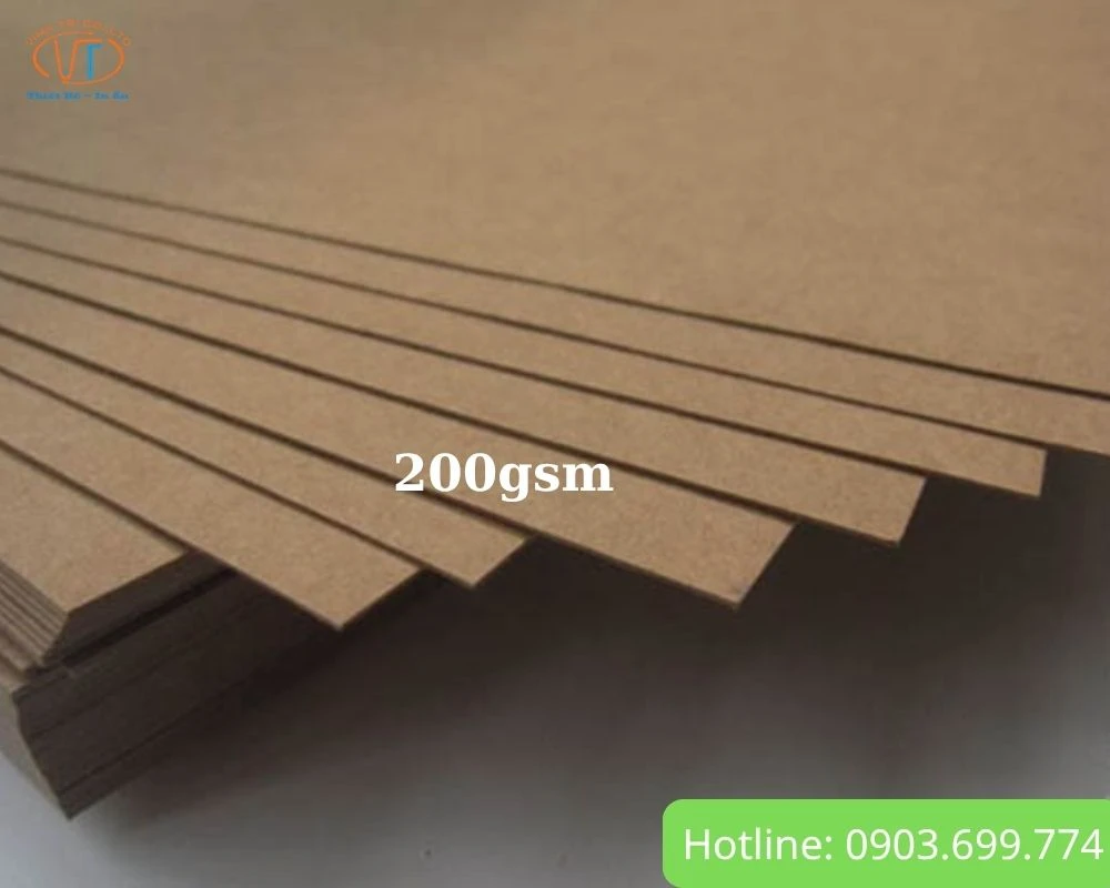 Định lượng giấy kraft