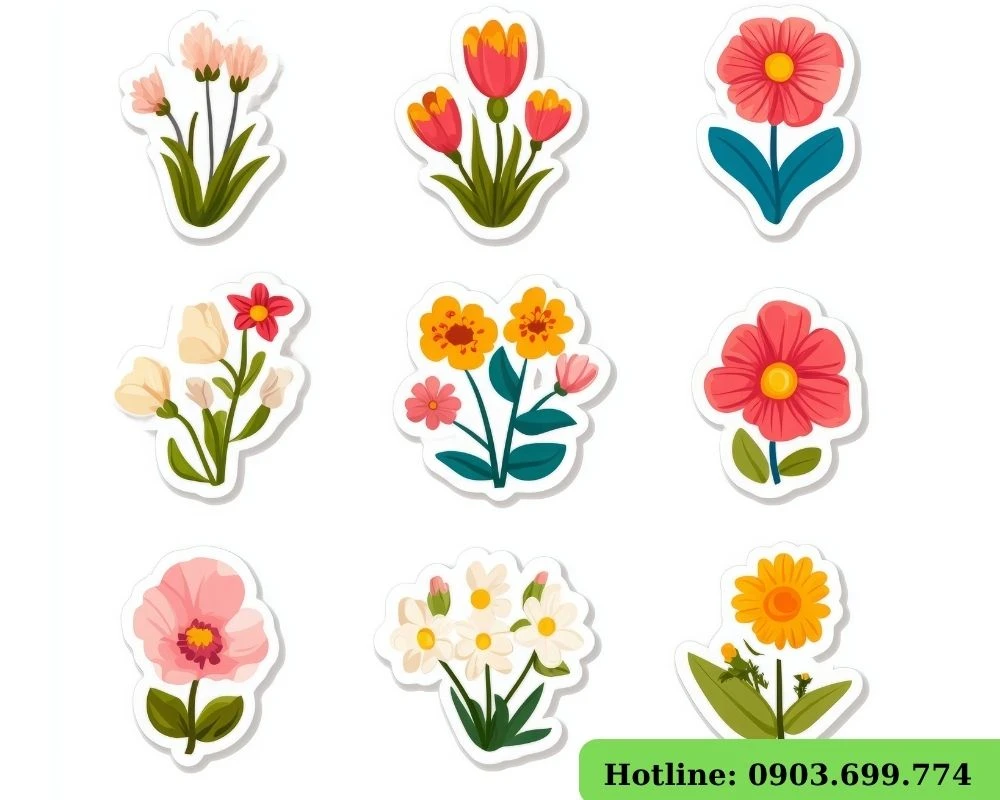 Sticker Hoa